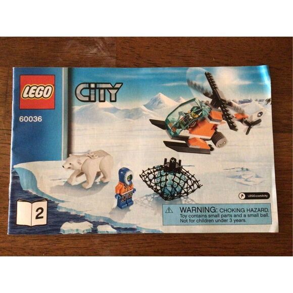 LEGO City Arctic Base Camp #60036 Instruction Manual Only (6006) - Picture 2 of 7